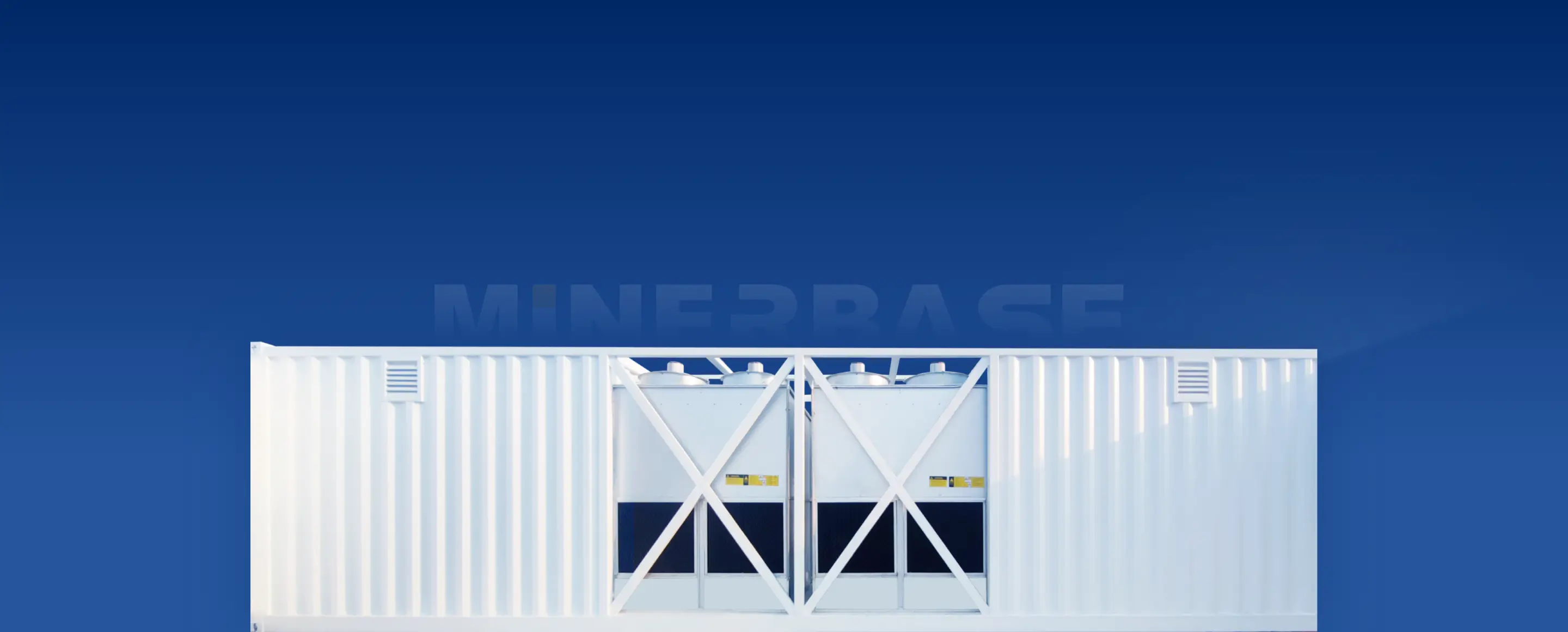 Minerbase mobile crypto mining container